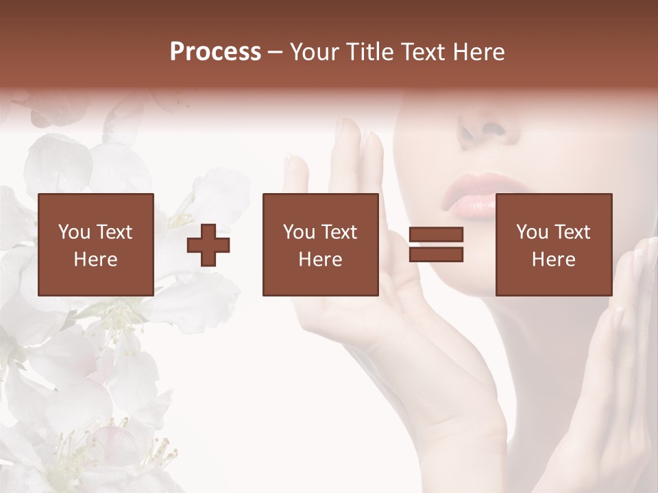 Beautiful Summer Make Up PowerPoint Template