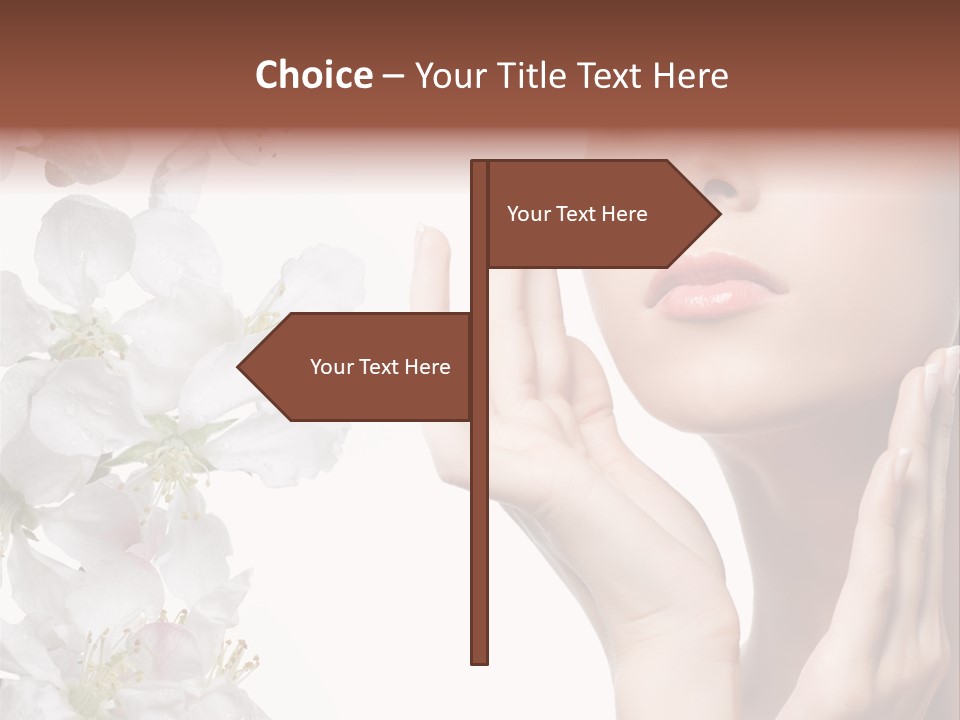 Beautiful Summer Make Up PowerPoint Template