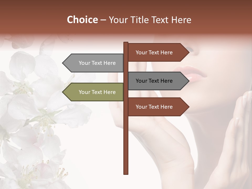 Beautiful Summer Make Up PowerPoint Template