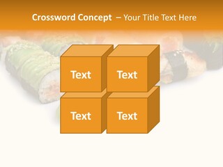 California Maki Gourmet PowerPoint Template