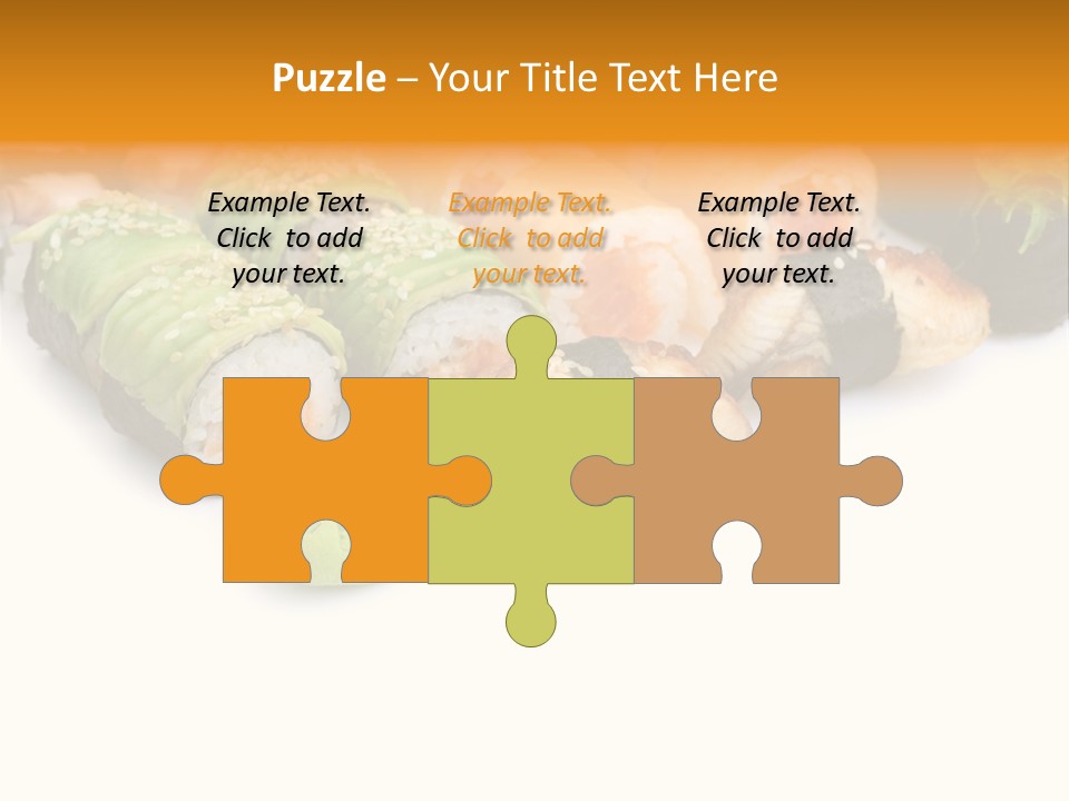 California Maki Gourmet PowerPoint Template