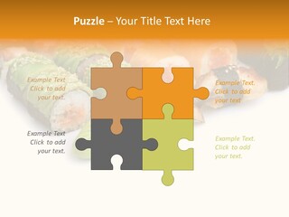 California Maki Gourmet PowerPoint Template