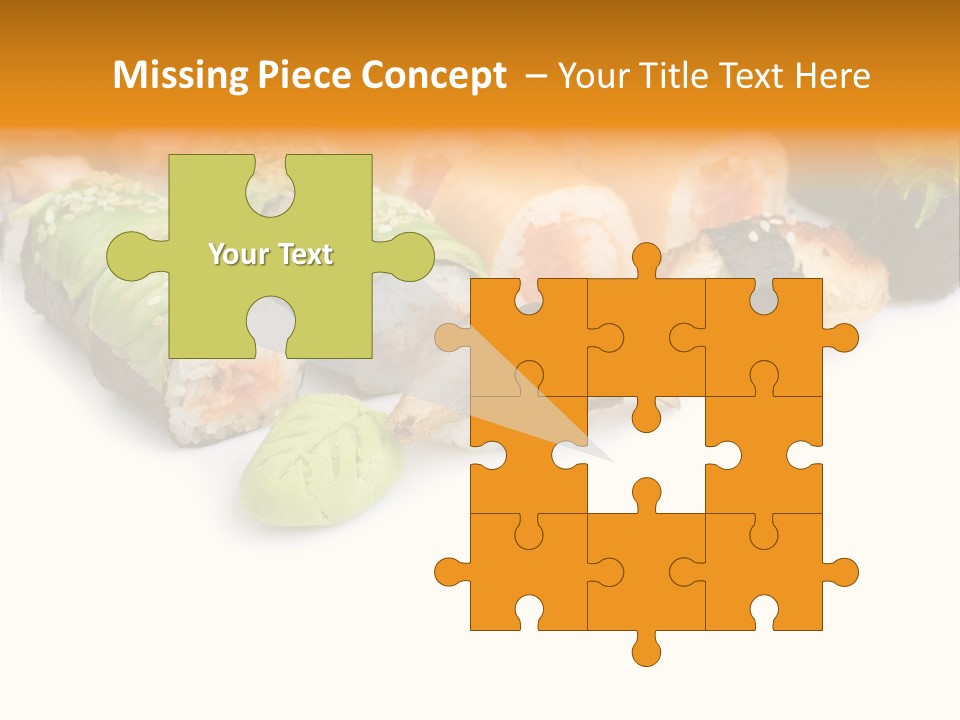 California Maki Gourmet PowerPoint Template