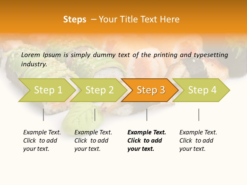 California Maki Gourmet PowerPoint Template