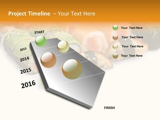 California Maki Gourmet PowerPoint Template