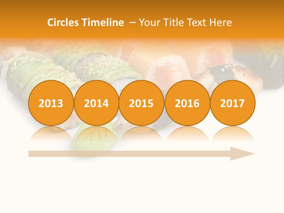 California Maki Gourmet PowerPoint Template