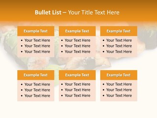 California Maki Gourmet PowerPoint Template