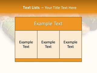 California Maki Gourmet PowerPoint Template