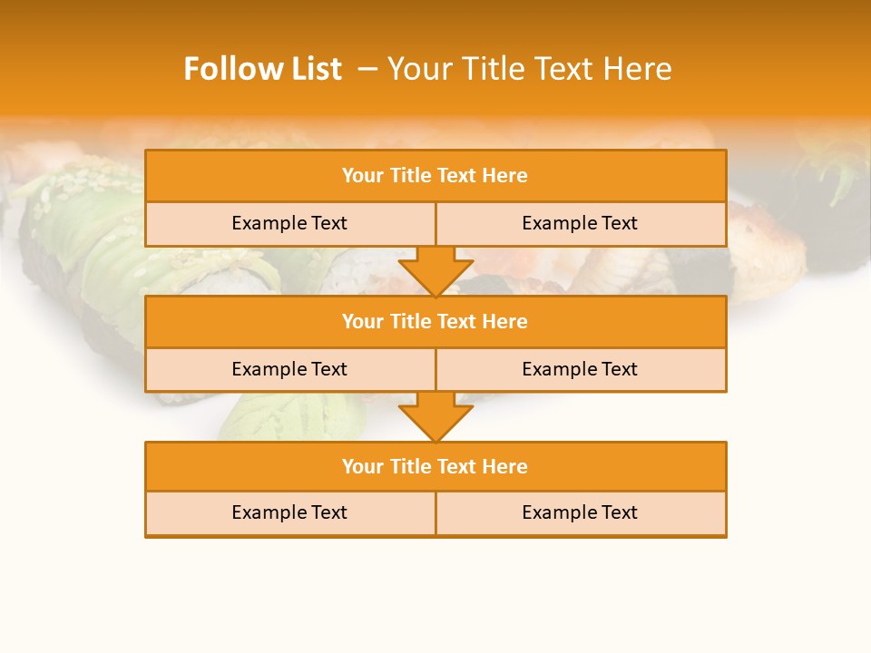 California Maki Gourmet PowerPoint Template