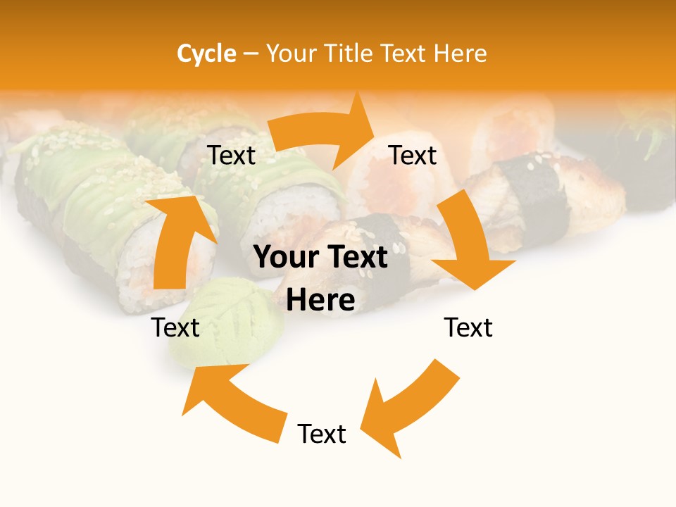 California Maki Gourmet PowerPoint Template