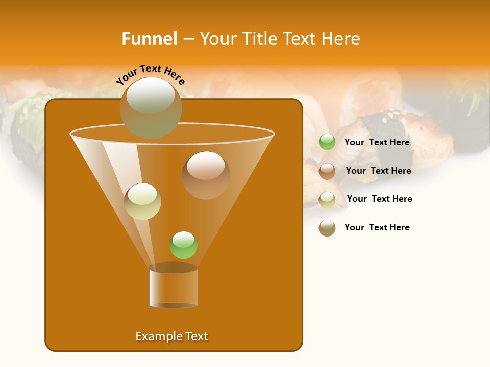 California Maki Gourmet PowerPoint Template