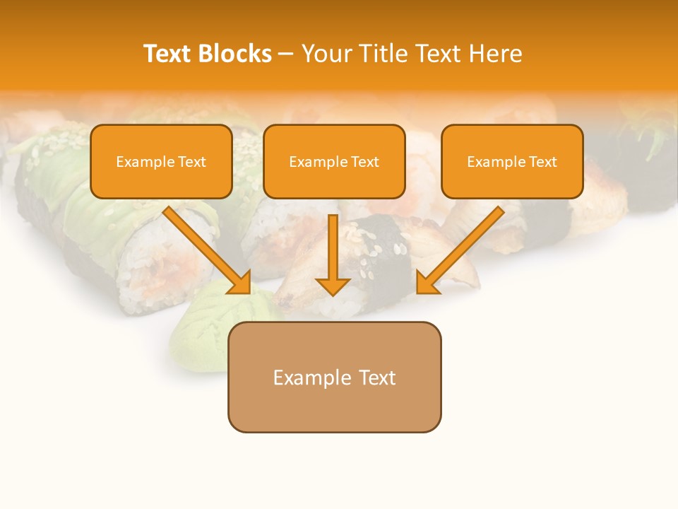 California Maki Gourmet PowerPoint Template