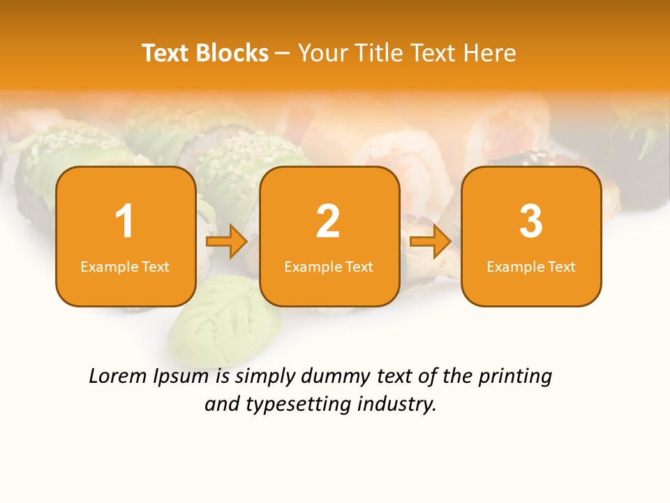 California Maki Gourmet PowerPoint Template