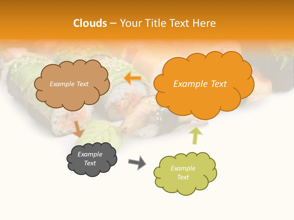 California Maki Gourmet PowerPoint Template