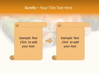 California Maki Gourmet PowerPoint Template