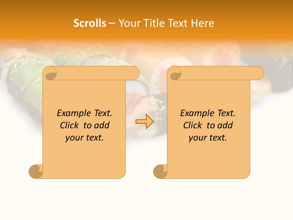 California Maki Gourmet PowerPoint Template