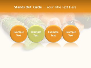 California Maki Gourmet PowerPoint Template