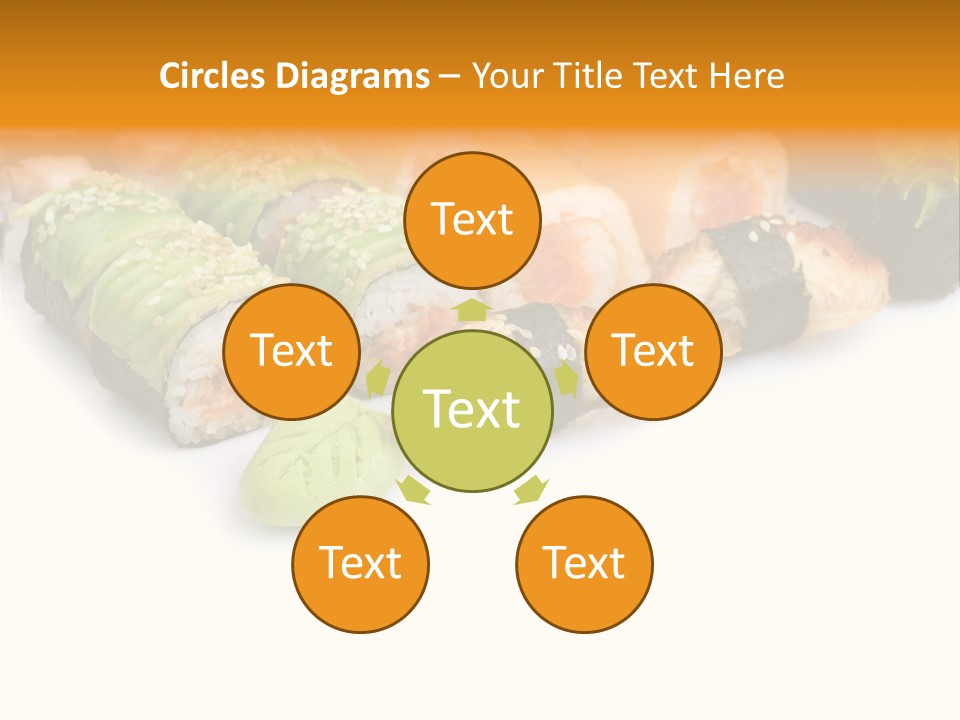 California Maki Gourmet PowerPoint Template