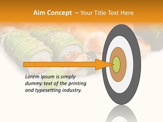 California Maki Gourmet PowerPoint Template