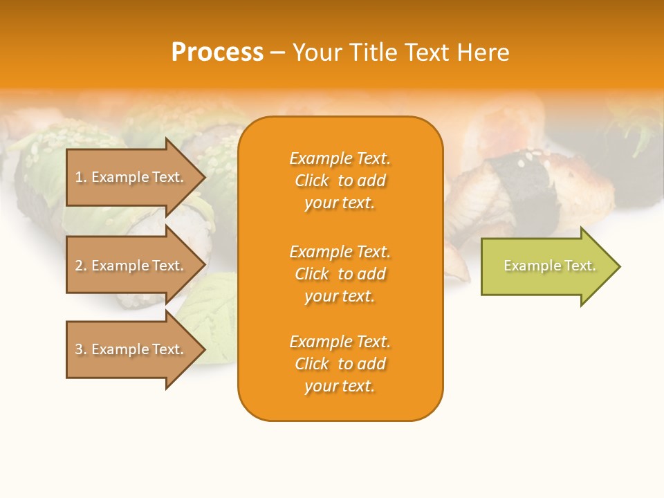 California Maki Gourmet PowerPoint Template