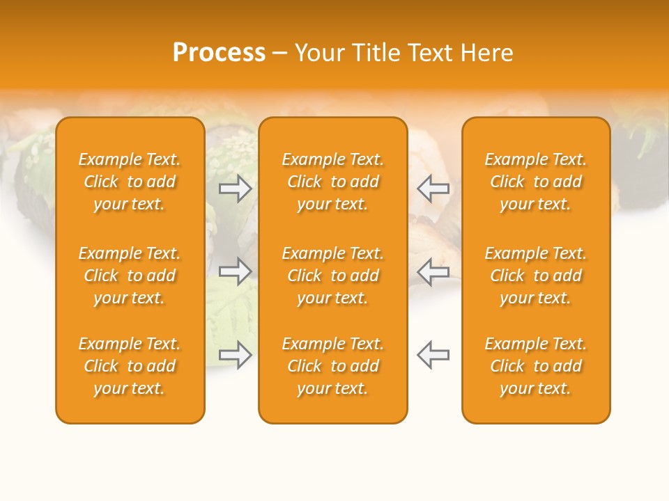 California Maki Gourmet PowerPoint Template