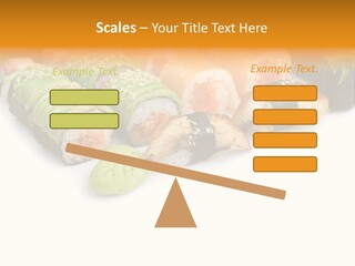 California Maki Gourmet PowerPoint Template
