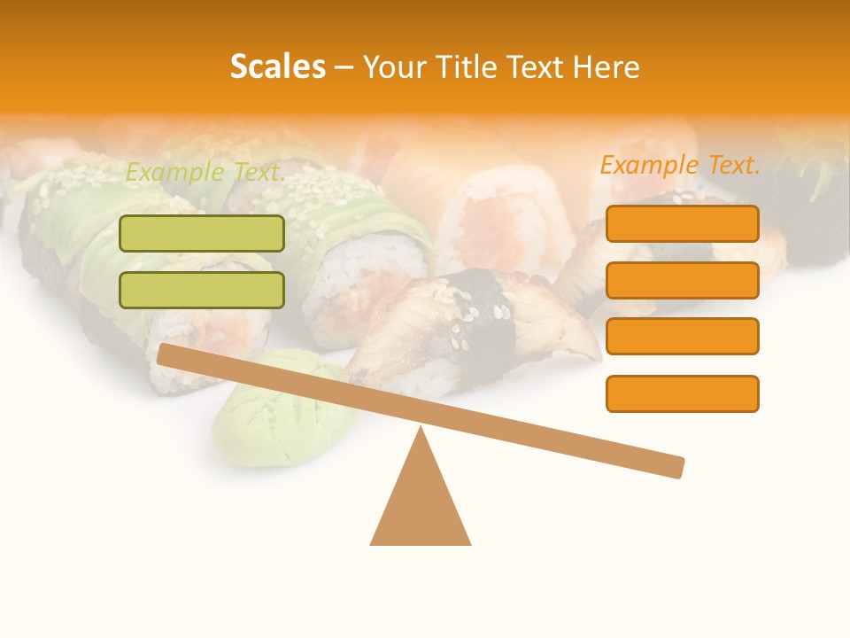 California Maki Gourmet PowerPoint Template