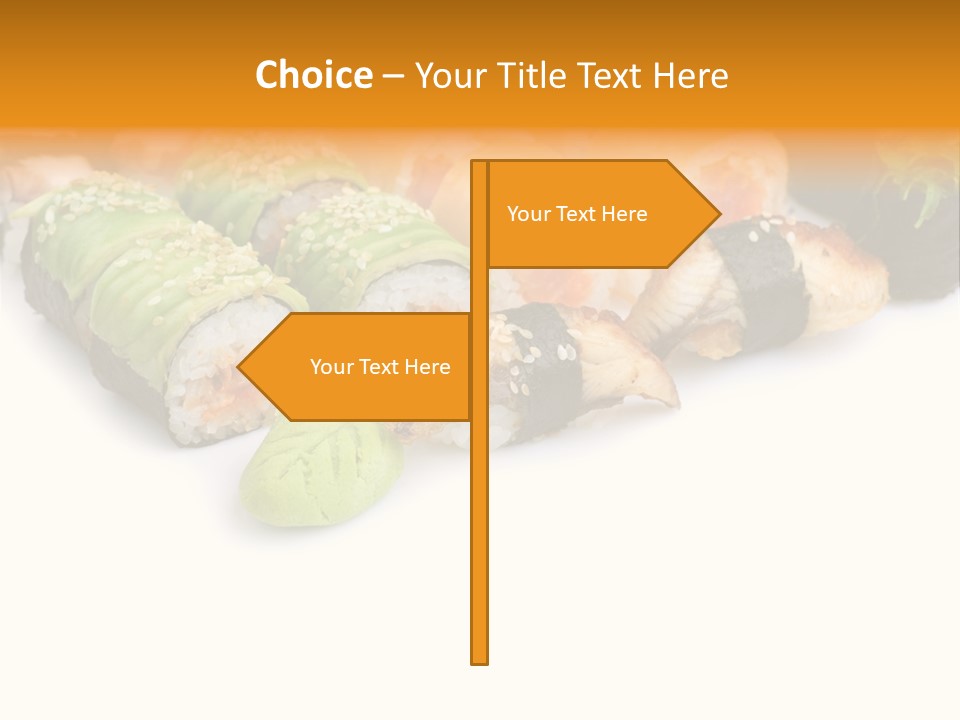 California Maki Gourmet PowerPoint Template