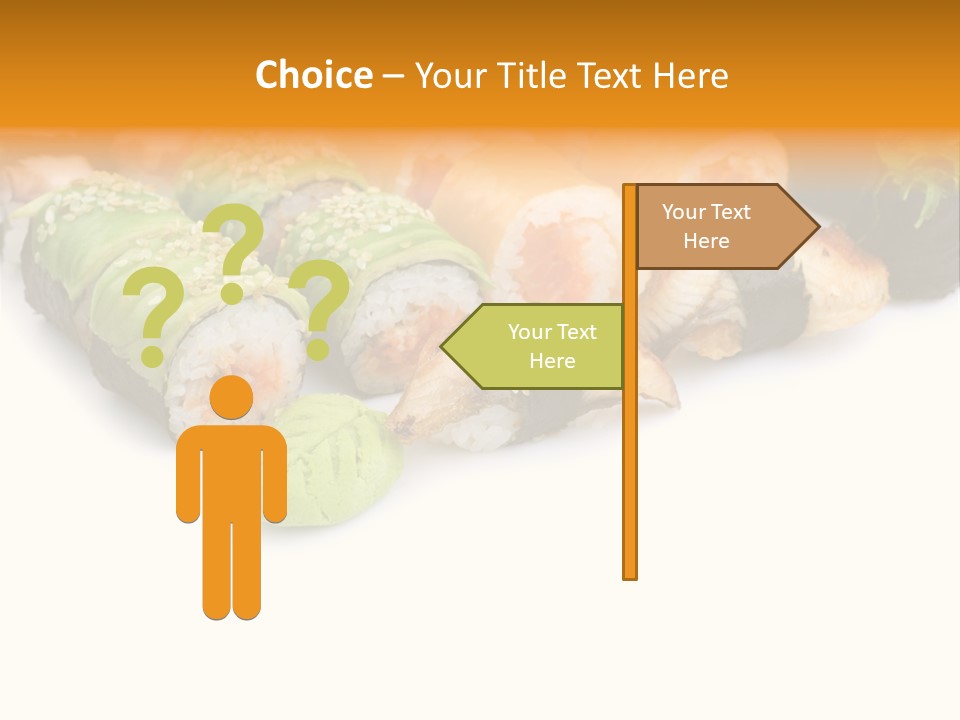California Maki Gourmet PowerPoint Template