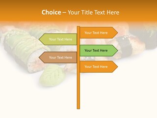 California Maki Gourmet PowerPoint Template