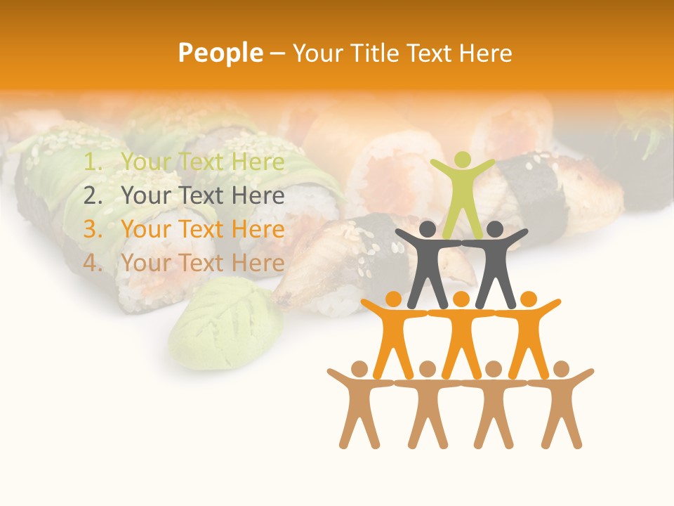 California Maki Gourmet PowerPoint Template