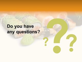 California Maki Gourmet PowerPoint Template