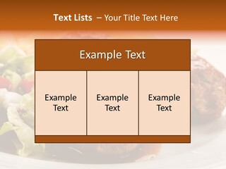 Dine Fries Chip PowerPoint Template
