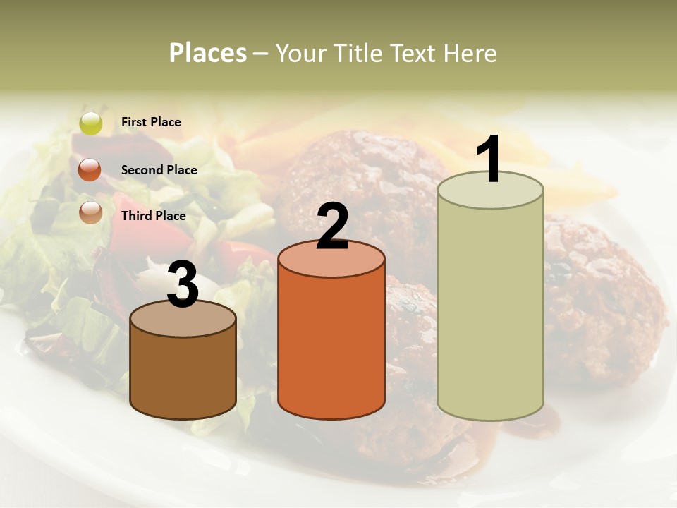 Three Lettuce Tasty PowerPoint Template