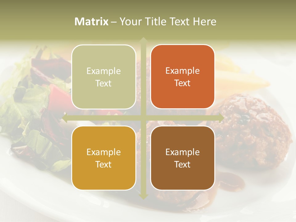 Three Lettuce Tasty PowerPoint Template