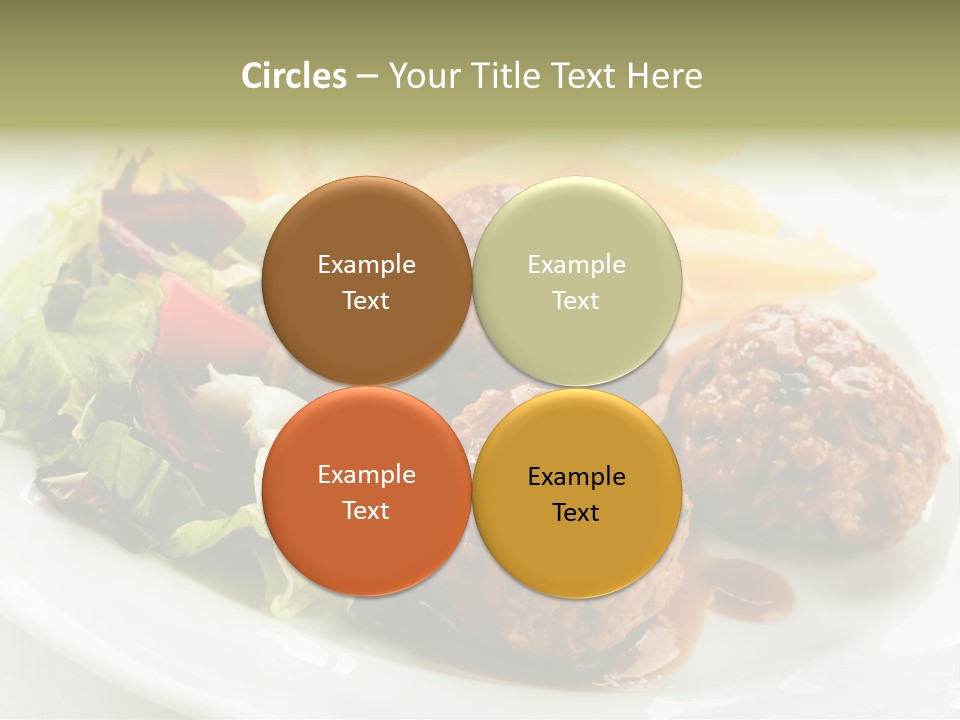 Three Lettuce Tasty PowerPoint Template