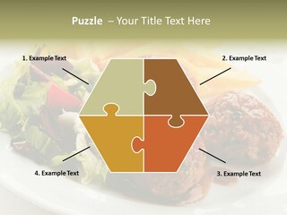 Three Lettuce Tasty PowerPoint Template