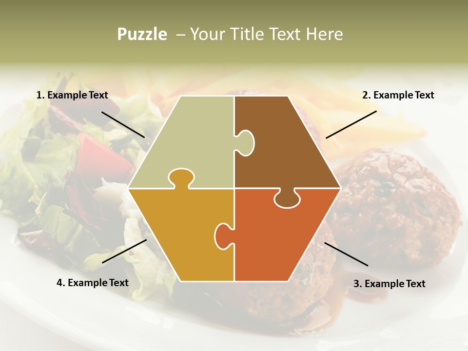 Three Lettuce Tasty PowerPoint Template