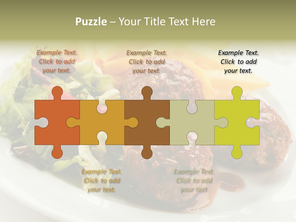Three Lettuce Tasty PowerPoint Template