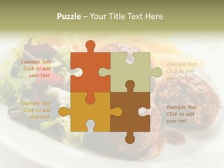 Three Lettuce Tasty PowerPoint Template