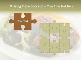 Three Lettuce Tasty PowerPoint Template