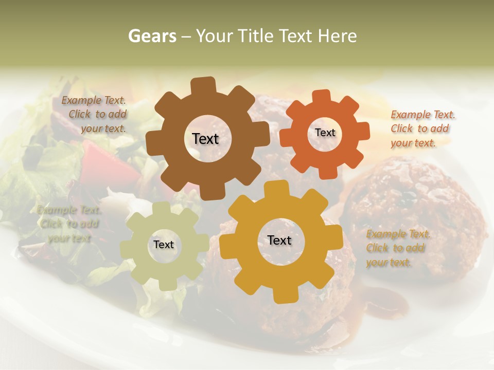 Three Lettuce Tasty PowerPoint Template