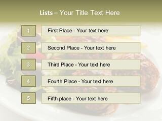 Three Lettuce Tasty PowerPoint Template