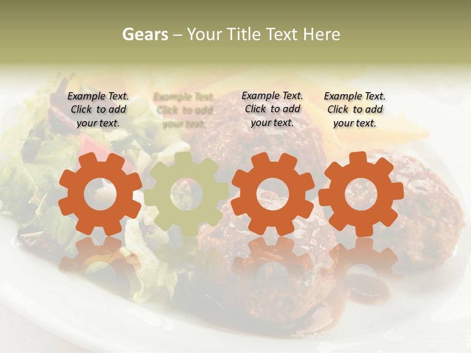 Three Lettuce Tasty PowerPoint Template