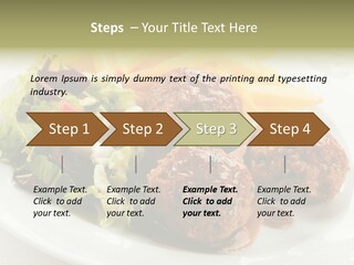 Three Lettuce Tasty PowerPoint Template
