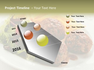 Three Lettuce Tasty PowerPoint Template