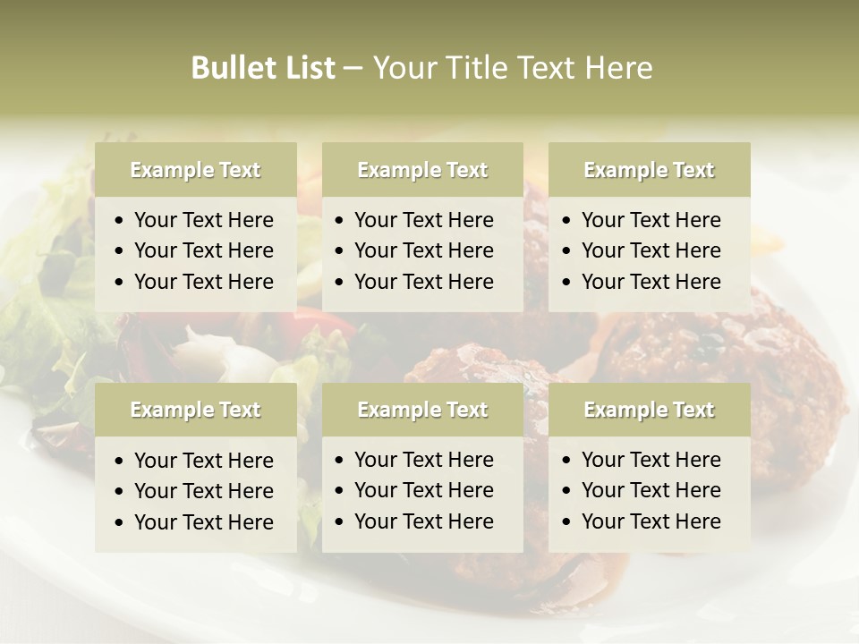 Three Lettuce Tasty PowerPoint Template