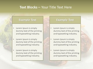 Three Lettuce Tasty PowerPoint Template