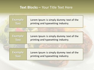 Three Lettuce Tasty PowerPoint Template