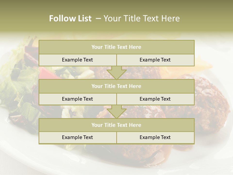 Three Lettuce Tasty PowerPoint Template